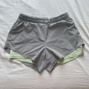 2-1 girls athletic shorts